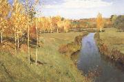 Isaac Ilich Levitan Golden Autumn (nn02) USA oil painting artist